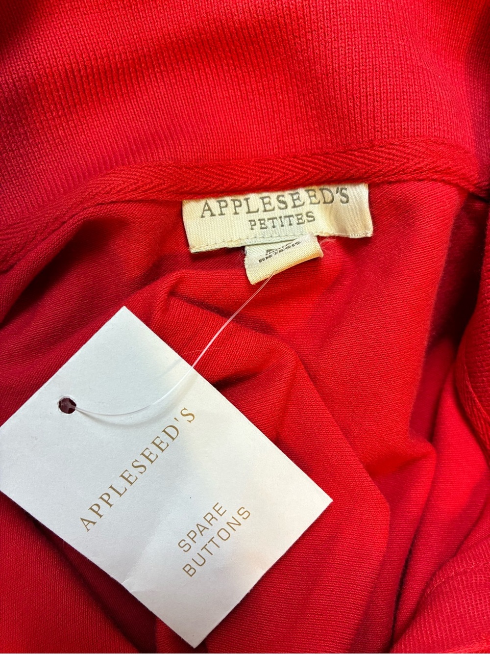 Polo Dress in Bright Red Short Sleeve - Appleseed - Picture 7 of 11